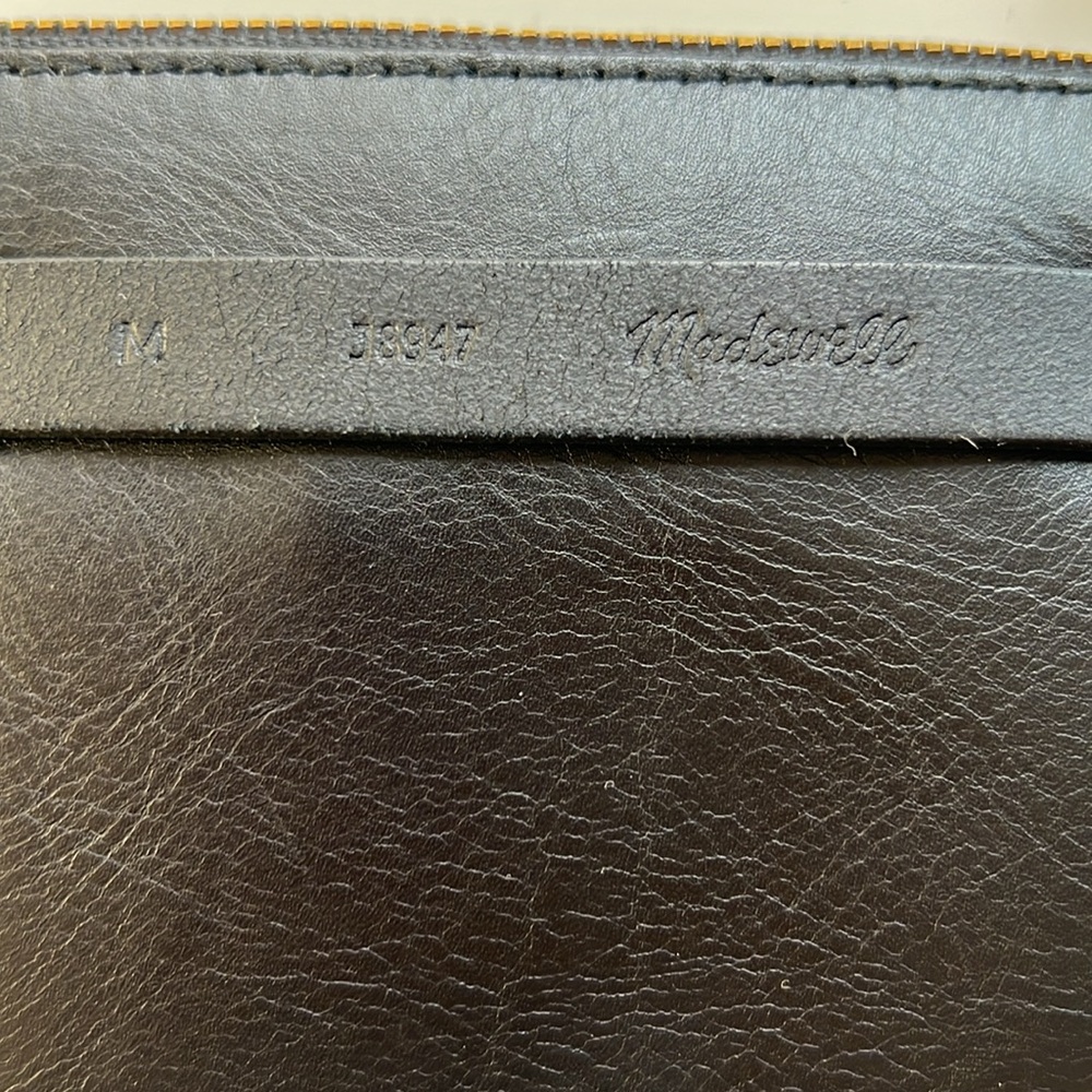 Madewell Black Leather Crossbody Belt Bag - Picture 6 of 12